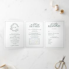 Celebrate your special day with our beautifully crafted wedding prints on Zazzle! From elegant invites to personalized decor, find everything you need to make your wedding unforgettable. Emerald Green Leafy Crest Monogram Wedding Click to explore our exclusive collection and bring your dream wedding to life! 💍 Trifold Wedding Invitations, Trifold Invitation, Crest Monogram, Emerald Green Weddings, Black And White Wedding Invitations, Green Wedding Invitations, Wedding Invitation Card Design, Dusty Blue Weddings