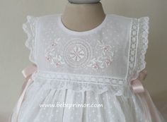 Eleni - Bebé Primor: Heirloom Stitching, Baby Heirloom, Baby Pattern, Girl Dress Patterns, Baptism Dress