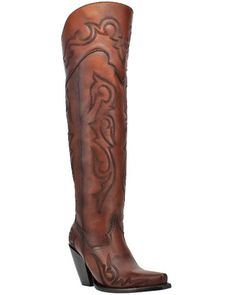 Dan Post Women's Seductress Western Boots - Snip Toe - Country Outfitter Dan Post Womens Boots, Duffel Bag Pattern, Snip Toe Cowgirl Boots, Women Boots Outfit, Tall Western Boot, Cognac Boots, Womens Cowgirl Boots, Boot Barn, Leather Duffel Bag