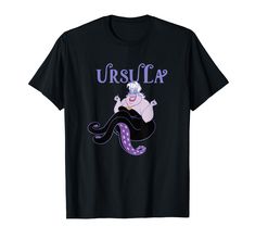 a black t - shirt with an image of a mermaid on it that says urnsfla