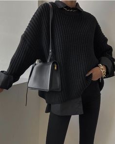 Cute Professional Dress, Pharmacist Outfits Women, Fall And Winter 2023 Trends, Classic Edgy Fall Outfits, Womens All Black Outfit Casual, Classy Hairstylist Outfits, Luxurious Winter Outfits, Winter In Arizona Outfits, Business Casual Outfits Loafers