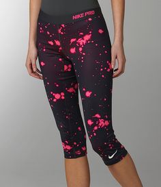 nike Pro capri http://www.fitnessapparelexpress.com/ Pants Ideas, Womens Yoga