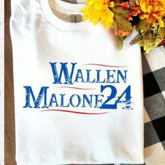 Cute Design ! Custom Made And Will Ship Within A Few Days! On A Gildan Unisex Short Sleeve Sublimation Ink Check Out My Page For More Designs!:) Wallen Shirt, Morgan Wallen, Disney Tees, Country Shirts, Ladies Tee Shirts, Sublimation Ink, Post Malone, Distressed Black Jeans, Polo Dress