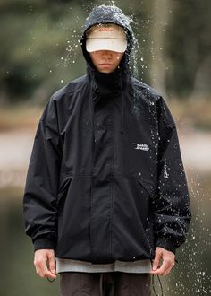 Classic Gorpcore Jacket - Techwear - X Personalized Logo, Black Khakis, Shopping Hacks, Side Pocket, Timeless Style, Repellent, Water Repellent, Timeless Fashion, Comfort Fit