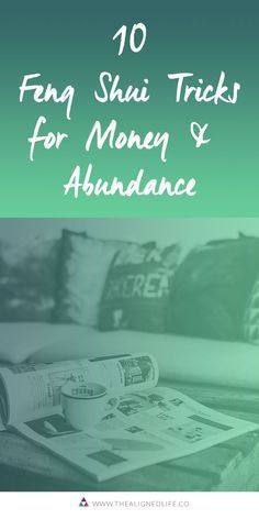 the words ten sushi tricks for money and abundance are in front of a green background