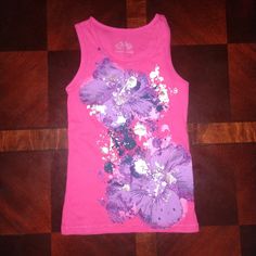 Brand New, Never Worn. Brand Justice. Size 10 In Girls. Pink Cotton Tank Vest, Cute Sleeveless Cotton T-shirt, Pink Sleeveless T-shirt For Spring, Casual Pink Sleeveless T-shirt, Cute Pink Cotton Vest, Tropical 2000s, 2000s Stuff, Justice Clothes, Summer List