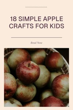 Engage your preschooler with 18 simple apple crafts, ideal for fall activities and requiring easy-to-find supplies. Perfect fun for toddlers! Holiday Toddler Crafts, Apple Crafts For Kids, Apple Crafts Preschool, Apple Stamping, Mess Free Craft, Fall Activities For Kids, Spring Toddler Crafts, Summer Crafts For Toddlers, Winter Crafts For Toddlers