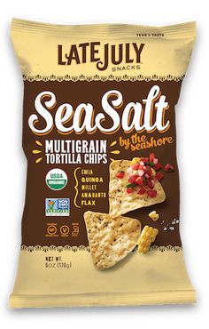 a bag of sea salt tortilla chips