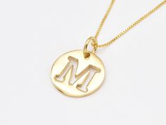 Gold Letter M Pendant made of Gold Vermeil: 18k Gold over Solid 925 Sterling Silver ☞ made to last.Matching Ring & Earrings ☞ please ask meDetails:• Letter M Pendant in Gold Vermeil• Dimensions: Pendant Height 20mm, Width 15mm• Free Complimentary Chain• 18k Gold VermeilSKU PE010490210 M Pendant Letter, M Necklace, Matching Ring, Gold Letter, Letter M, Bar Pendant, Gold Letters, Initial Pendant, Personalized Necklace