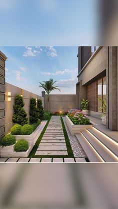 an image of a website page with arabic text on the bottom right corner and landscaping in the middle