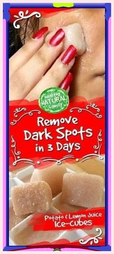 I’m SHOCKED It Removed My Dark Spots In 3 Days, Magic Remedy Juice Ice Cubes, Natural Skin Lightening, Potato Juice, Workout Pictures, Diy Health