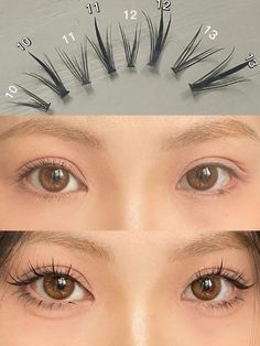 Korean Lash Extensions, Asian Eyelashes, Korean Lashes, Doll Lashes, Doll Eye Makeup, Cute Eye Makeup, Swag Makeup