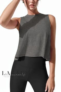 Lasaky - Sophisticated Loose-Fit Sleeveless Tank Top Athletic Tops Women, Womens Workout, Workout Tops For Women, Flowy Tank Tops, Yoga Shirts, Casual Tops For Women, Workout Tank Tops, Fall Outfits Women, Sleeveless Tank Top