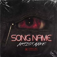 the cover art for song name artist's wife, featuring an eye with red eyes