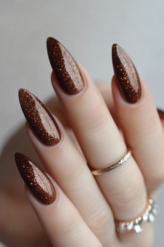 Beautiful Nails Art #NailArt #BeautifulNails #AestheticNails #NailDesigns #NailInspo #NailGoals #ElegantNails #ArtisticNails #NailFashion #IntricateNailArt #ChicNails #StylishNails #NailTrends #NailLove #ManicureMagic #FashionableNails #NailArtist #NailBeauty #CreativeNails #NailPerfection Almond Autumn Nails Designs, Bronze Almond Nails, Copper Almond Nails, Autumn Chrome Nails 2024, Almond Autumn Nails 2024, Plaid Nail Designs, Latest Nail Designs, Plaid Nails, Autumn Nails