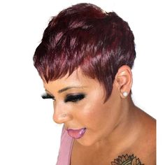 Black Woman Short Hairstyles, Woman Short Hairstyles, Short Pixie Wigs, Indian Remy Human Hair, Natural Human Hair, Cheap Human Hair, Remy Human Hair Wigs, Hair Color Shades, Short Hair Wigs