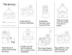 the nativity worksheet for kids to learn how to read and draw it