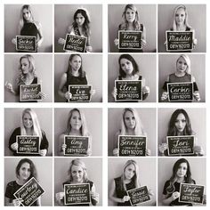 black and white photograph of women holding signs