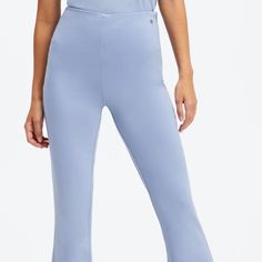 Fabletics 24/7 Kick Flare Pant Lavender Perwinkle Purple Hidden Pocket Nwt New With Tags Casual Compressive Activewear For Relaxation, Casual High Stretch Yoga Pants For Relaxation, Casual Compressive Yoga Pants For Loungewear, Sporty Purple Loungewear Bottoms, Purple Athleisure Bottoms For Loungewear, Stretch Activewear For Spring Relaxation, Spring Athleisure Pants For Pilates, High Rise Casual Pants For Pilates, Casual High Rise Pants For Pilates