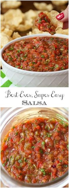 the best ever super easy salsa recipe