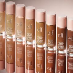 A full size multi-purpose, liquid glow booster infused with skin-loving ingredients to give your complexion a soft-focus social filter effect IRL. Elf Halo Glow Liquid Filter, Elf Halo Glow, Elf Foundation, Halo Glow Liquid Filter, Elf Eyeshadow, Makeup Item, Halo Glow, Dream Makeup, Glow Foundation