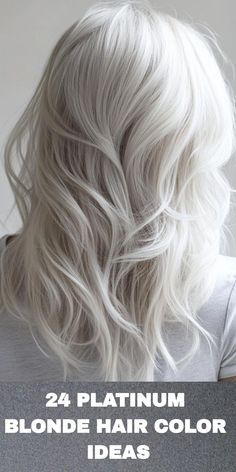 Explore 24 fabulous platinum blonde hair color ideas that are sure to make you stand outFrom striking platinum blonde shades to sophisticatedsoft variationsthere�s something here for every taste and occasion. Platinum Silver Hair, White Blonde Hair Color, Blonde Asian Hair, Icey Blonde, Platinum Blonde Hair Color Ideas, Platinum Blonde Ombre, Milkshake Hair Products, Blonde Hair With Roots