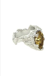 Introducing the Molten Champagne Pear Cut Ring. Handmade with utmost precision in New York. Crafted with meticulous attention to detail, the Molten Stone Rings are designed to. Blue Heart Ring, Yellow Stone Rings, Pear Cut Ring, Lavender Heart, Raw Stone Ring, Purple Rings, Colored Stones, Yellow Stone, Cross Ring