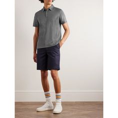 Onia prioritises comfort and functionality in its designs. This aptly named 'Everyday' polo shirt is made from soft stretch-jersey that works for active outings as well as your downtime. Mens Polo Shirts, Mr Porter, Fashion News, Latest Fashion, Porter, Polo Shirt, Summer Fashion, Women Wear, For Men