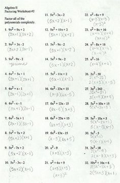 the worksheet is filled with numbers and symbols for each student's workbook