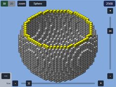 an image of a computer screen with some sort of object in the middle and yellow around it