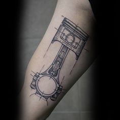 a man's arm with a drawing of a clock on the inside of it