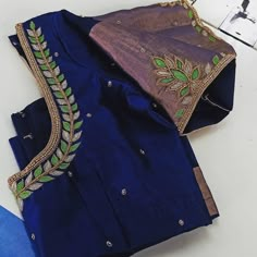 Simple Aari Thread Work Blouse Design For Pattu Saree, Simple Embroidery Designs Blouse Thread Work, Thread Work Blouse Designs Embroidery, Simple Thread Work Blouse Designs, Simple Aari Work Blouse Designs, Simple Aari Blouse, Exclusive Saree Blouse Designs, Simple Aari Work Blouse, Green Blouse Designs