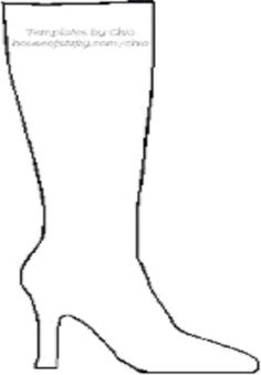 a drawing of a high heeled shoe