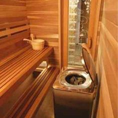 Avalon AP Indoor Sauna for 8+ People - Saunas.com Basement Sauna, Sauna A Vapor, Basement Bathroom Design, Sauna Kits, Sauna Kit, Sauna Diy, Dry Sauna, Sauna Steam Room, Indoor Sauna