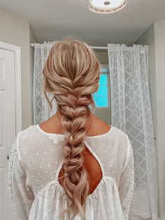 Prom Hair Up, Prom Braid, Fishtail Braid Hairstyles, Formal Hairstyles For Long Hair, Simple Prom Hair