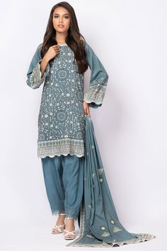 Alkaram FW-42.1-21-BLUE Winter Collection 2021 Blue Chikankari Embroidery Sets For Spring, Summer Blue Lawn Suit With Chikankari Embroidery, Blue Summer Lawn Suit With Chikankari Embroidery, Blue Cotton Kurta With Relaxed Fit, Light Blue Long Sleeve Lawn Suit For Summer, Light Blue Cotton Lawn Suit For Summer, Blue Lawn Suit With Chikankari Embroidery And Long Sleeves, Blue Cotton Lawn Suit With Chikankari Embroidery, Blue Long Sleeve Lawn Suit With Chikankari Embroidery