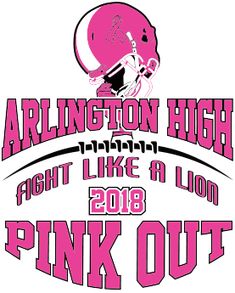 Pink Out Shirts - Custom Breast Cancer Awareness Pink Out T-Shirt Designs T-Shirt Design - Game Tradition (cool-277g4) Pink Out T Shirt Designs, Pink Out Football Game Shirt Ideas, School Pink Out Shirts, Football Pink Out Shirts, Pink Out Tshirt Designs, Pink Out Football Game Shirts, Pink Out Shirt Ideas, Pink Out Shirts