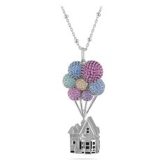 Up House Pendant Necklace by Rebecca Hook | shopDisney The Up House, Pandora Jewlery, House Necklace, Hook Necklace, Pretty Jewelry Necklaces, Up House, Disney Jewelry, Valentines Necklace, Disney Star Wars