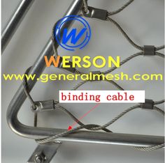 an image of a metal wire fence with the word, werson on it