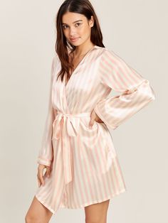 Women Silk Robe, Morgan Lane, Silk Nightwear, Cream Silk, Silk Robe, Women Nightwear, Silk Charmeuse, Womens Loungewear, Waist Tie