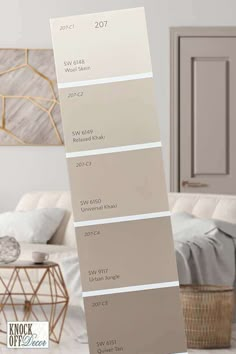 the interior paint colors are neutral and white