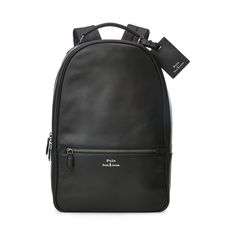 Crafted from smooth full-grain leather this backpack is designed with a streamlined silhouette. A padded internal sleeves keeps laptops and tablets secure. Cool Backpacks For Men, Leather Backpack For Men, Backpack Free, Ralph Lauren Bags, Ralph Lauren Leather, Black Leather Backpack, Cool Backpacks, Canvas Backpack, Leather Pulls