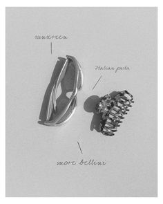 an image of a hair comb and brooch on a white surface with words describing it