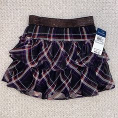 Ralph Lauren Plaid Skirt Size 4t Nwt Ralph Lauren Mini Skirt For Spring, Ralph Lauren Spring Mini Skirt, Spring Mini Skirt By Ralph Lauren, Casual Lined Skirt By Ralph Lauren, Ralph Lauren Skirt, Lauren Grey, Ralph Lauren Plaid, Ralph Lauren Skirts, Grey Skirt