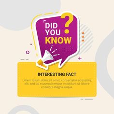 an interesting fact is shown in this graphic design for the advertising campaign, did you know?