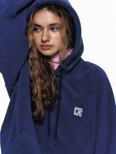 Composition : COTTON 100%Color : NAVYCountry of Origin : KOREA Hoodie Top, Fleece Hoodie, Composition, Top Outfits, Navy, The Originals, Clothes For Women, Clothes, Color