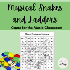 musical snakes and ladders game for the music classroom