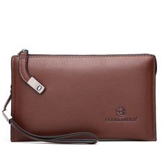 Product information: Material: PU leather Bag shape: horizontal square Opening method: zipper Small bag internal structure: key position, banknote clip, card position, check position Luggage size: small Wallet discount: 20% off The internal structure of the bag: ID bag, mobile phone bag, zipper pocket Function: wear-resistant Processing methods: soft surface Style: men's clutch bag Capacity: below 20L Pattern: plain Hardness: soft Popular elements: car suture Carrying parts: soft handle Lining t Business Wallets With Card Slots, Formal Rectangular Wallet With Zipper Pouch, Modern Brown Wallet With Zipper Closure, Modern Rectangular Wallets With Zipper Closure, Modern Business Coin Purse With Zipper, Modern Coin Purse With Zipper For Business, Classic Rectangular Wallets With Zipper Pocket, Modern Business Coin Purse With Zipper Closure, Brown Rectangular Coin Purse With Zipper Closure