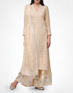 Amrita Pure Georgette Chikankari Hand Embroidered Festive Kurta Dress, Luxury Silk Traditional Wear With Chikankari Embroidery, Luxury Silk Dress With Chikankari Embroidery, Luxury Elegant Churidar With Chikankari Embroidery, Luxury Traditional Chikankari Embroidered Dress, Luxury Traditional Wear With Chikankari Embroidery For Wedding, Luxury Traditional Wear With Chikankari Embroidery, Luxury V-neck Traditional Wear With Chikankari Embroidery, Luxury Festive Kaftan With Chikankari Embroidery, Luxury Traditional Wear With Chikankari Embroidery And Front Open