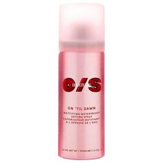 ONE/SIZE by Patrick Starrr On 'Til Dawn Mattifying Waterproof Setting Spray On Till Dawn Setting Spray, Full Beat Makeup, Volleyball Essentials, Waterproof Setting Spray, Tiktok Finds, Patrick Starrr, Travel Size Makeup, Fixing Spray, Aerosol Spray